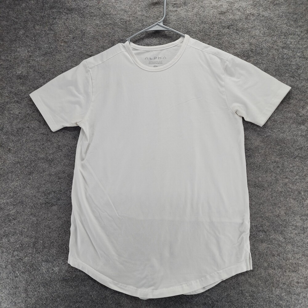 Alpha Shirt Womens Large Atheti Fit Short Sleeve White